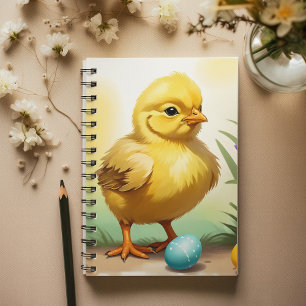 Caderno Espiral Galinha de Páscoa branca 1, Páscoa