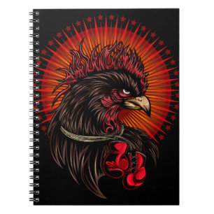 Caderno Espiral Galo de Boxing