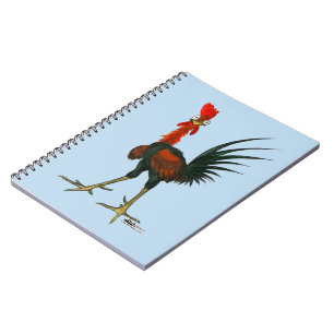 Caderno Espiral Galo Louco