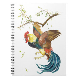 Caderno Espiral Galo Surpreso