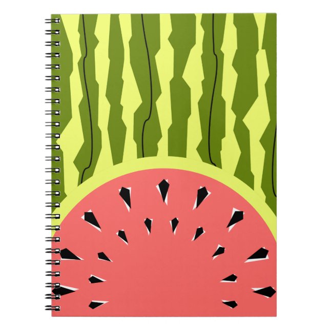 Caderno Espiral Gama de Melancia Rosa (Frente)