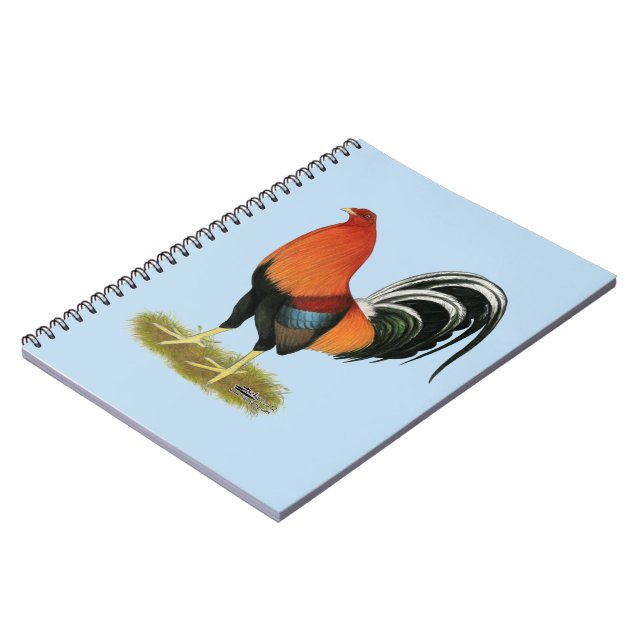 Caderno Espiral Gamecock Wheaten Rooster (Left Side)