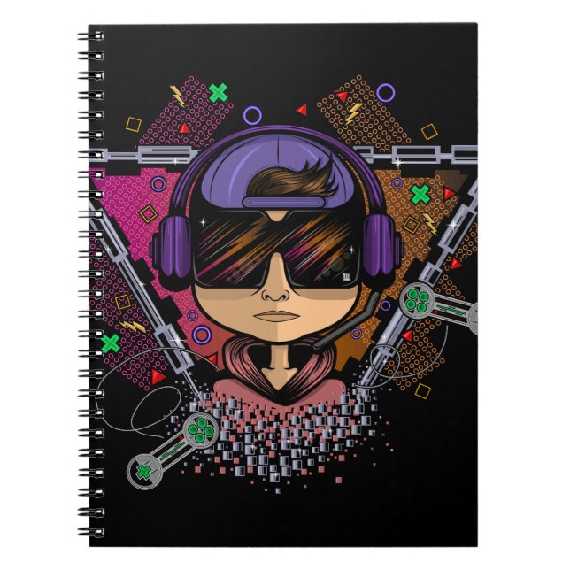 Caderno Espiral Gamer Boy (Frente)