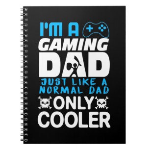 Caderno Espiral Gamer Gift Eu Sou Um Pai De Jogos