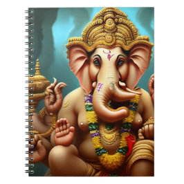Caderno Espiral Ganesh toma uma selfie