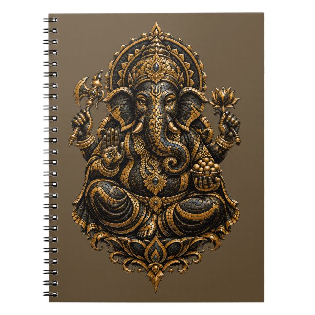 Caderno Espiral Ganesha (Frente)