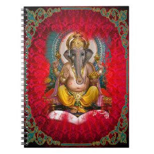Caderno Espiral Ganesha - caderno, diário