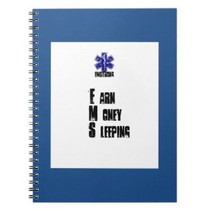 Caderno Espiral Ganhe o sono do dinheiro