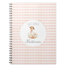 Ganso Bobo Elegante Rosa Meninas Nome Personalizad
