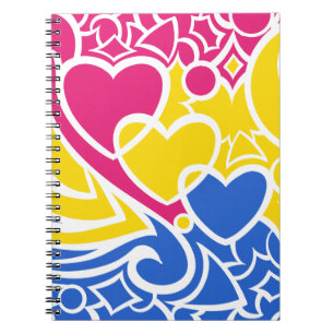 Caderno Espiral Garabatos do Orgulho Pan