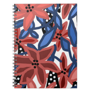 Caderno Espiral Garden Floral Tropical Design por © Cathy Thompson