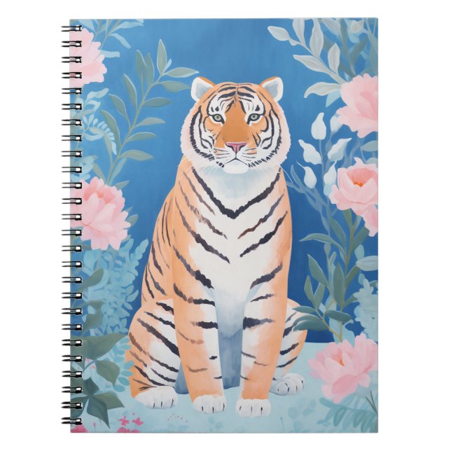 Caderno Espiral Garden Tiger (Frente)