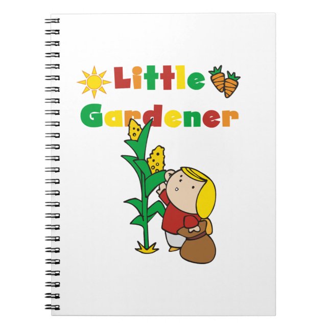 Caderno Espiral Gardenha Menina (Frente)