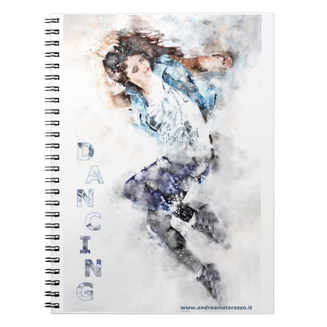 Caderno Espiral Garota dançante (Frente)