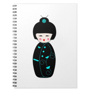 Caderno Espiral Garota Geisha