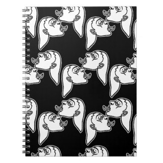 Caderno Espiral Garotas Sedutoras Contorno Branco