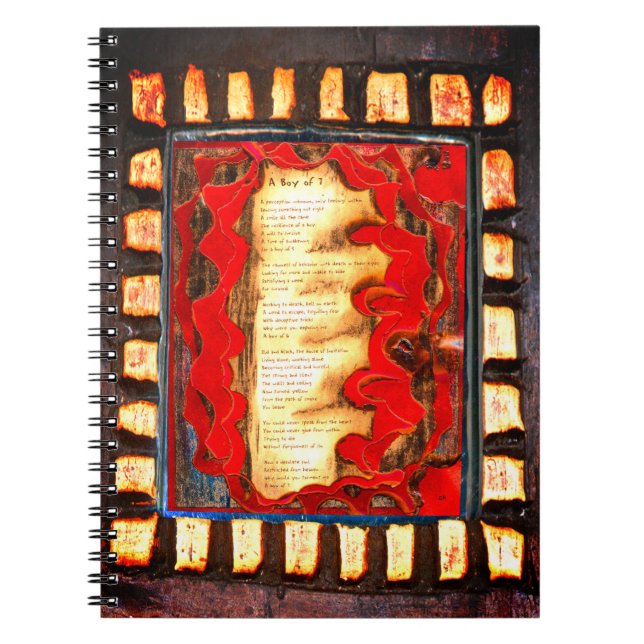 Caderno Espiral Garoto de 7 poster (Frente)