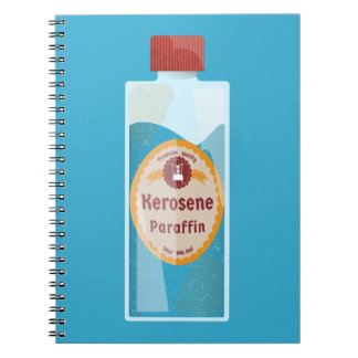 Caderno Espiral Garrafa de Querosene