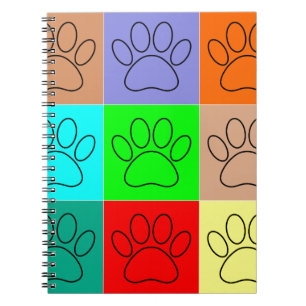 Caderno Espiral Garras-De-Capoeira Bonitas Em Quadrados