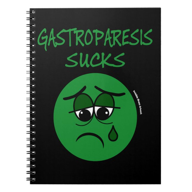 Caderno Espiral Gastroparese. (Frente)