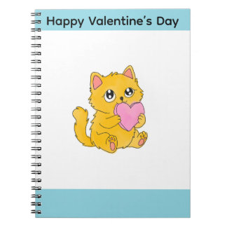Caderno Espiral Gatinho