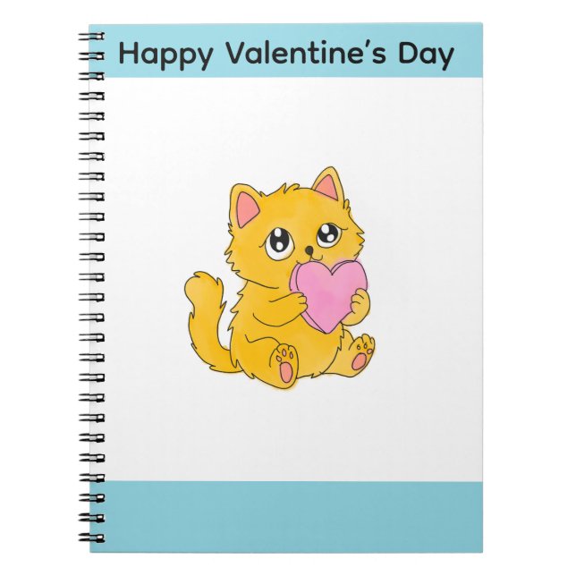 Caderno Espiral Gatinho (Frente)