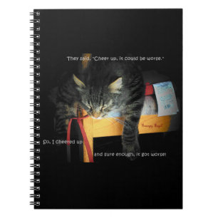 Caderno Espiral Gatinho do elogio acima podia ser mais mau