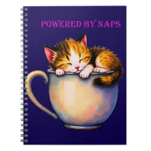 Gatinho Engraçado "Powered by Naps"