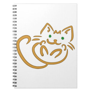 Caderno Espiral Gatinho Reproduzível