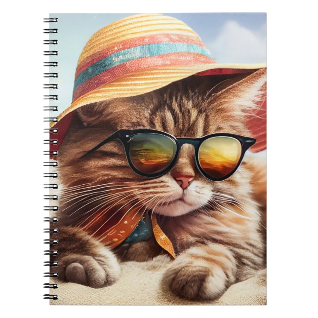 Caderno Espiral Gatinho Sunny (Frente)