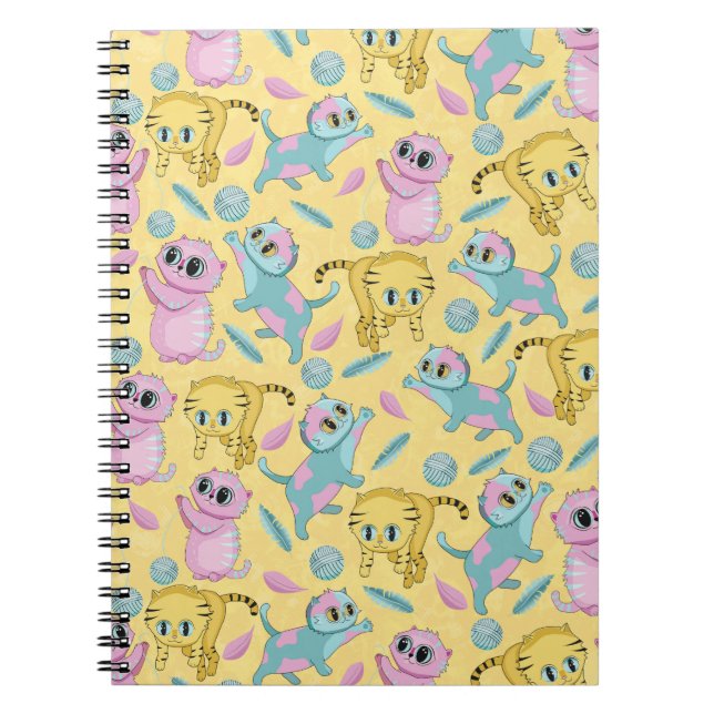 Caderno Espiral Gatinhos (Frente)