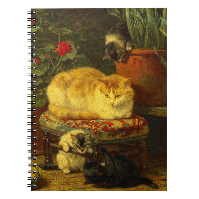 Caderno Espiral Gatinhos no Play (Frente)