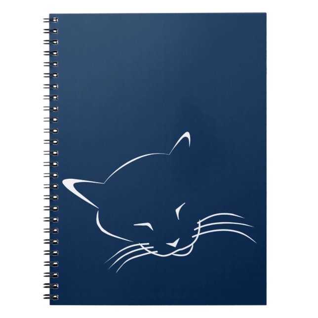 Caderno Espiral Gato adormecido (Frente)