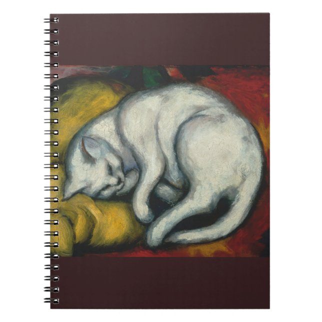 Caderno Espiral Gato Branco, Franz Marc (Frente)