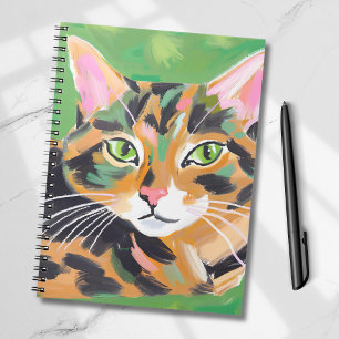Caderno Espiral Gato Casca de Tartaruga
