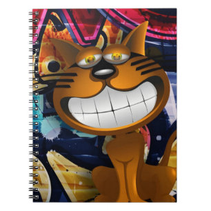 Caderno Espiral Gato Cinto
