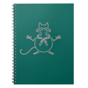 Caderno Espiral Gato Comediante