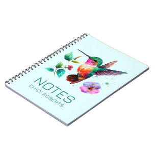 Caderno Espiral Gato-de-cheiro e flores