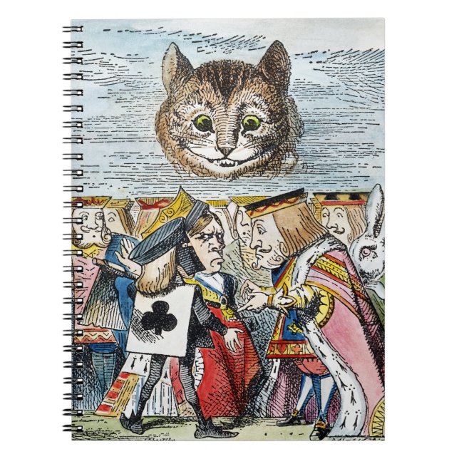 Caderno Espiral Gato de Cheshire, 1865 (Frente)