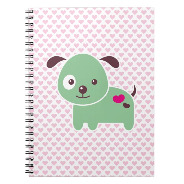 Caderno Espiral Gato de Kawaii (Frente)
