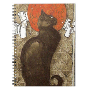 Caderno Espiral Gato de Steinlein - Art Nouveau
