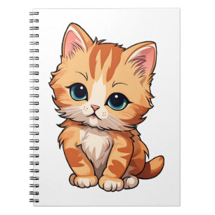 Caderno Espiral Gato de Tabby