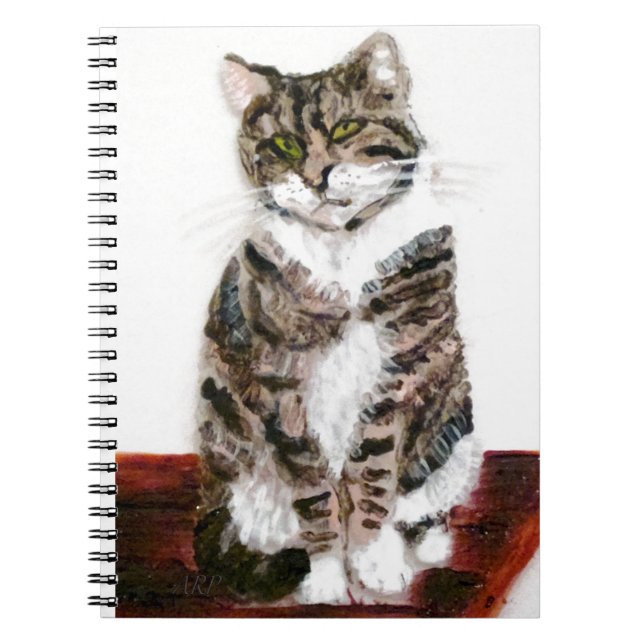 Caderno Espiral Gato de Tabby (Frente)