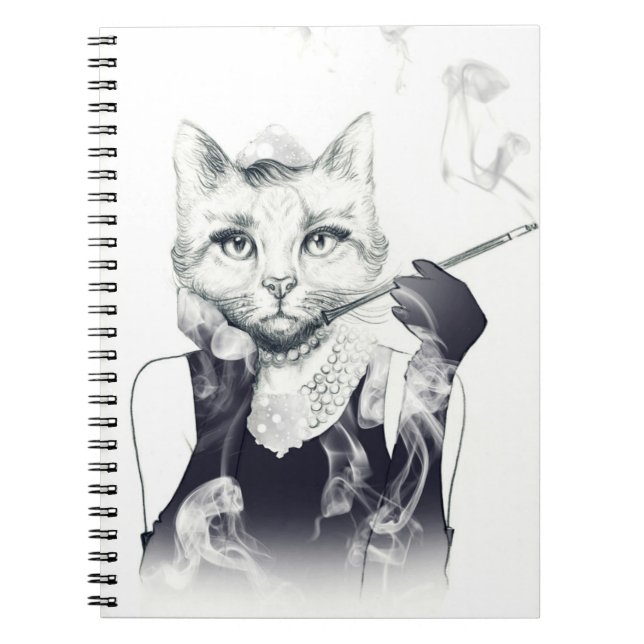 Caderno Espiral Gato do encanto (Frente)