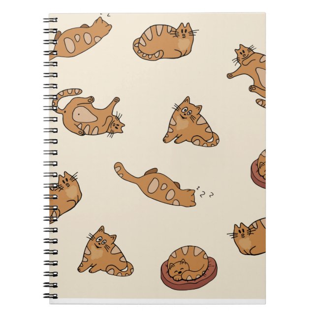 Caderno Espiral gato-do-gato-gato-do-gato-mama design (Frente)