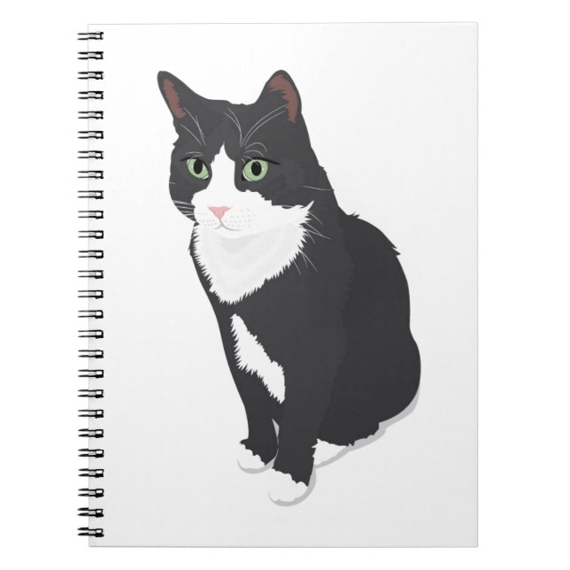 Caderno Espiral Gato do smoking (Frente)