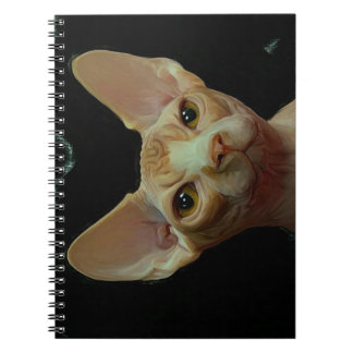 Caderno Espiral gato do sphynx