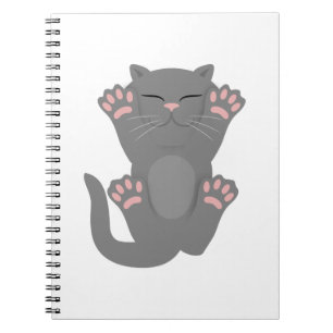 Caderno Espiral Gato Dormindo