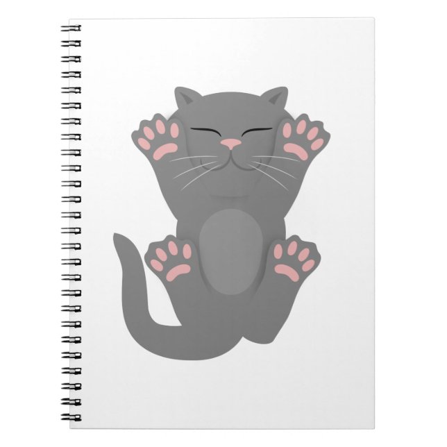 Caderno Espiral Gato Dormindo (Frente)
