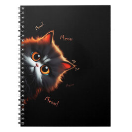 Caderno Espiral Gato espiando